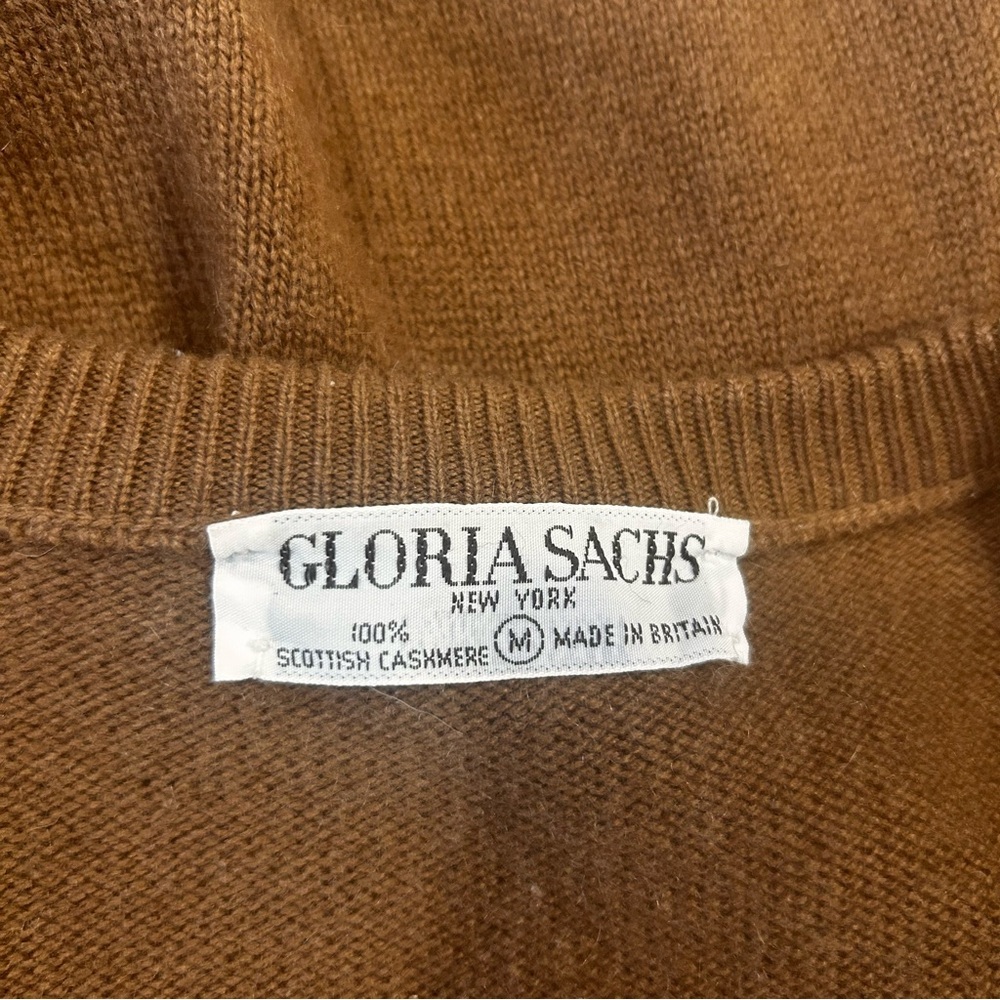 Cashmere cardigan vintage Scottish womens sz s/m
mocha brown soft office casual - Picture 3 of 14
